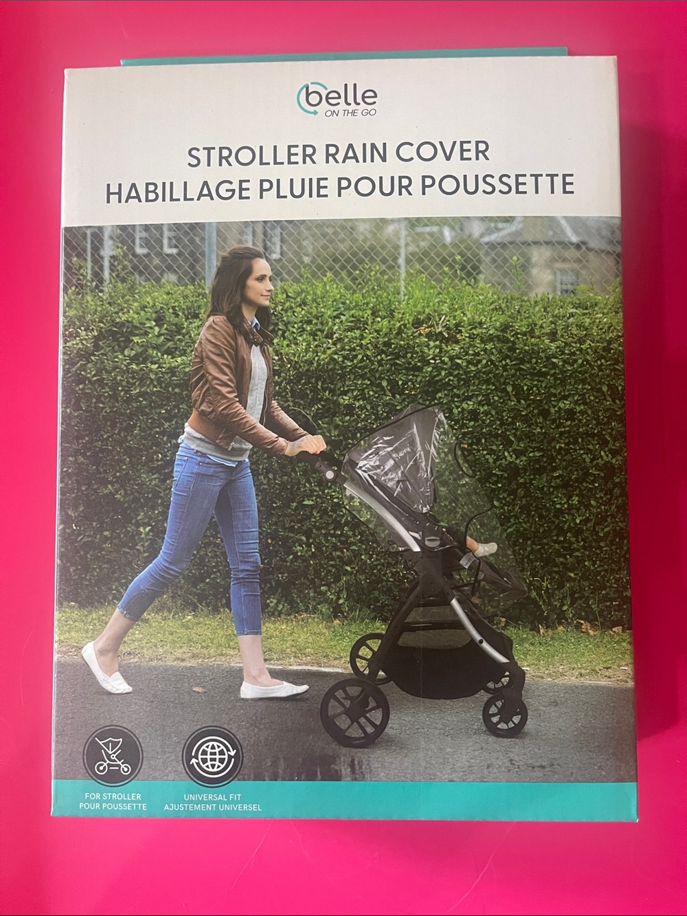 Belle on the go stroller rain cover.